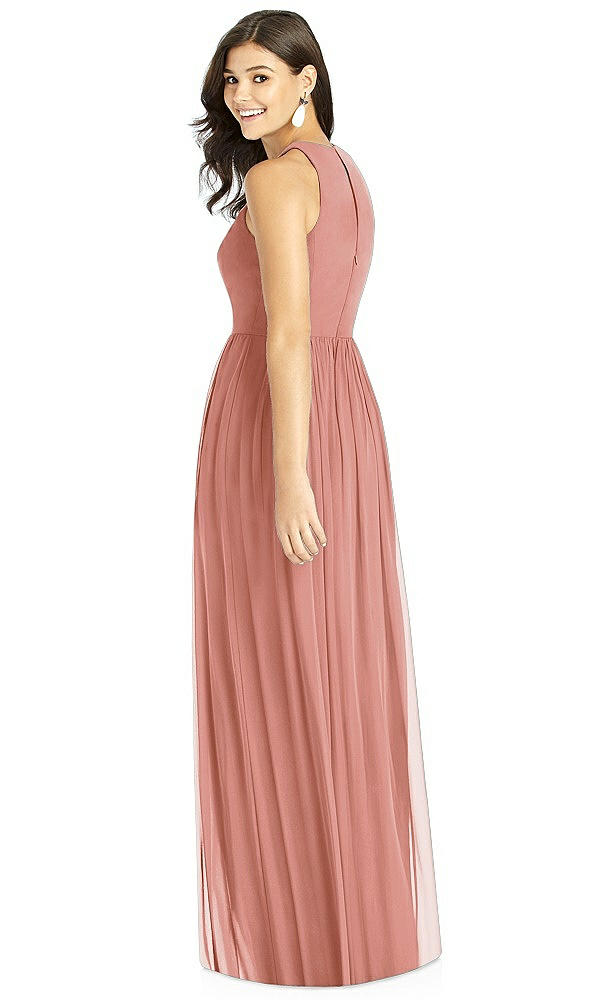 Back View - Desert Rose Thread Bridesmaid Style Kailyn