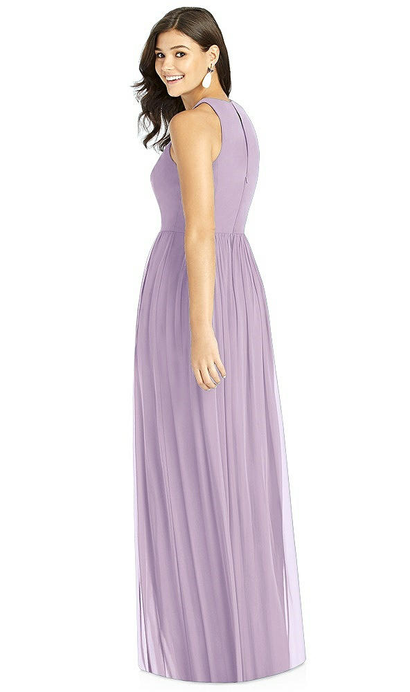 Back View - Pale Purple Thread Bridesmaid Style Kailyn