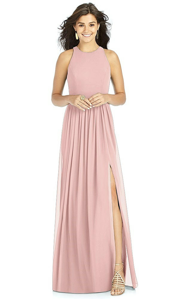 Front View - Rose - PANTONE Rose Quartz Thread Bridesmaid Style Kailyn