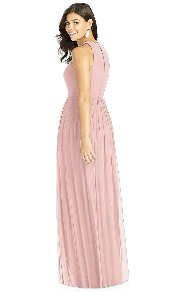 Back View - Rose - PANTONE Rose Quartz Thread Bridesmaid Style Kailyn