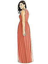 Rear View Thumbnail - Terracotta Copper Thread Bridesmaid Style Kailyn