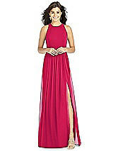 Front View Thumbnail - Vivid Pink Thread Bridesmaid Style Kailyn