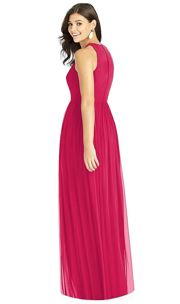 Back View - Vivid Pink Thread Bridesmaid Style Kailyn