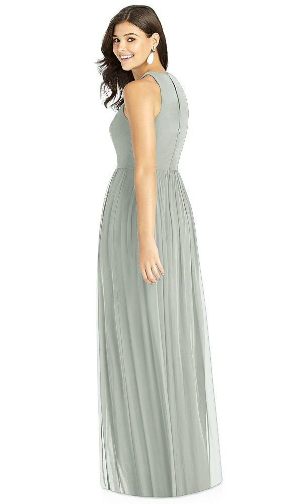 Back View - Willow Green Thread Bridesmaid Style Kailyn