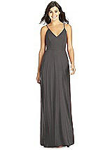 Front View Thumbnail - Caviar Gray Thread Bridesmaid Style Ida