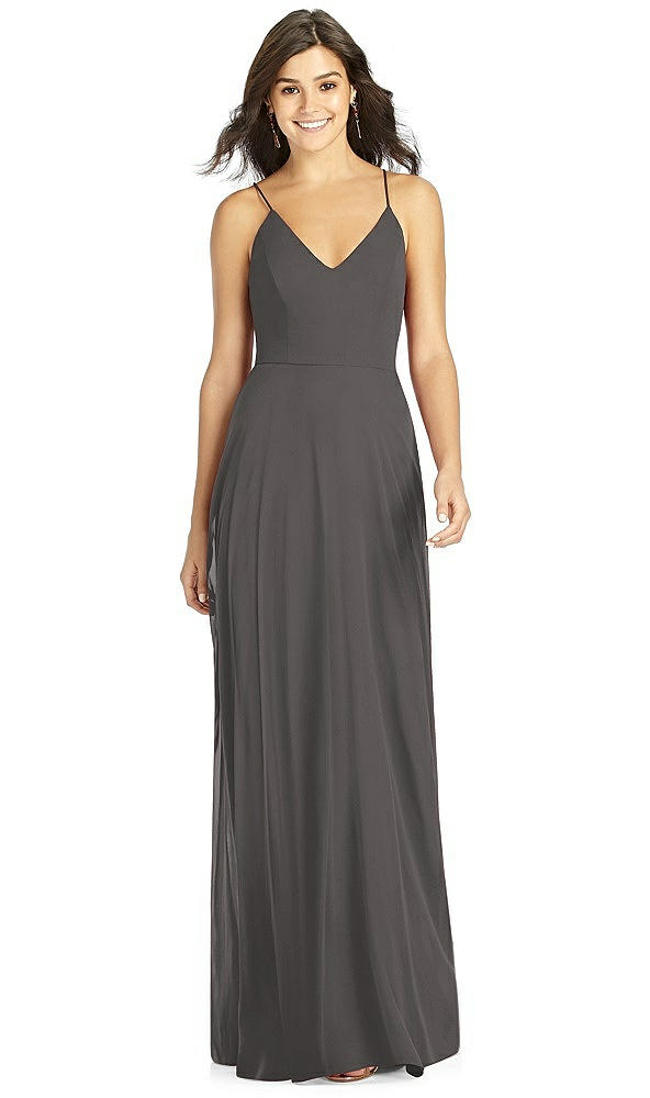 Front View - Caviar Gray Thread Bridesmaid Style Ida