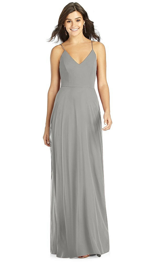 Front View - Chelsea Gray Thread Bridesmaid Style Ida