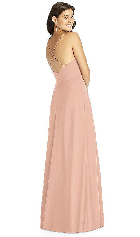 Back View - Pale Peach Thread Bridesmaid Style Ida