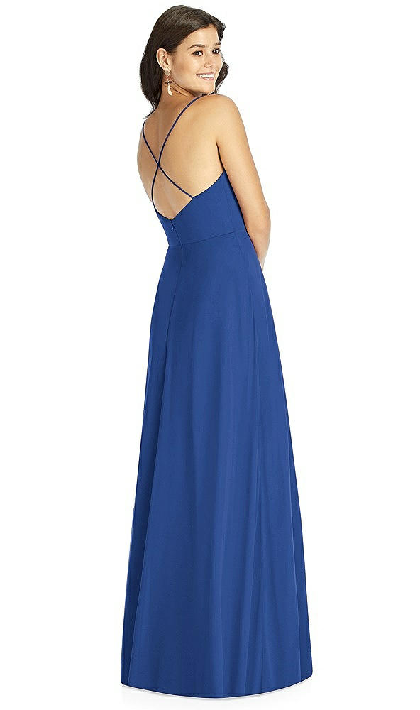 Back View - Classic Blue Thread Bridesmaid Style Ida