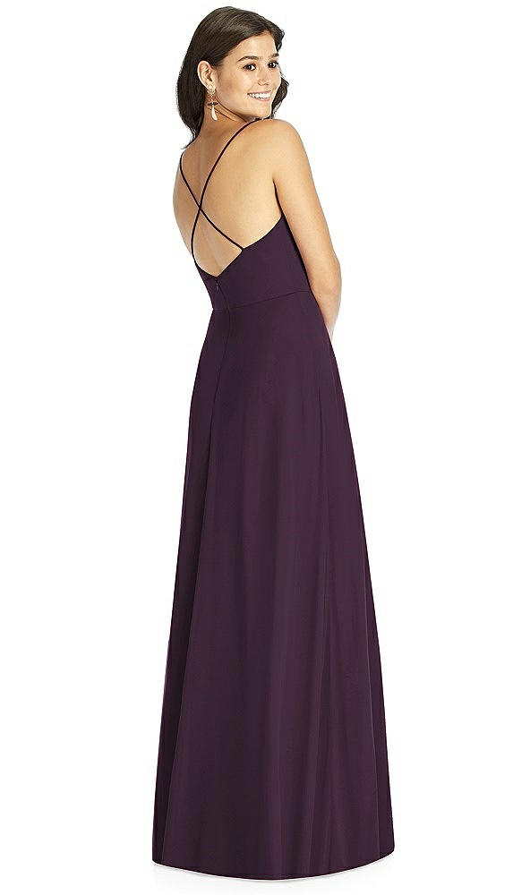 Back View - Aubergine Thread Bridesmaid Style Ida