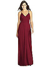 Front View Thumbnail - Burgundy Thread Bridesmaid Style Ida