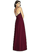 Rear View Thumbnail - Cabernet Thread Bridesmaid Style Ida