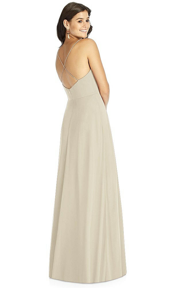 Back View - Champagne Thread Bridesmaid Style Ida