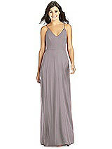 Front View Thumbnail - Cashmere Gray Thread Bridesmaid Style Ida