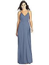 Front View Thumbnail - Larkspur Blue Thread Bridesmaid Style Ida