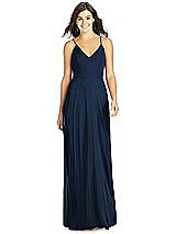 Front View Thumbnail - Midnight Navy Thread Bridesmaid Style Ida