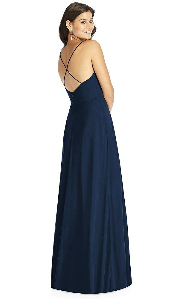 Back View - Midnight Navy Thread Bridesmaid Style Ida