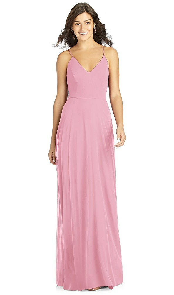 Front View - Peony Pink Thread Bridesmaid Style Ida