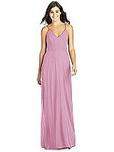 Front View Thumbnail - Powder Pink Thread Bridesmaid Style Ida