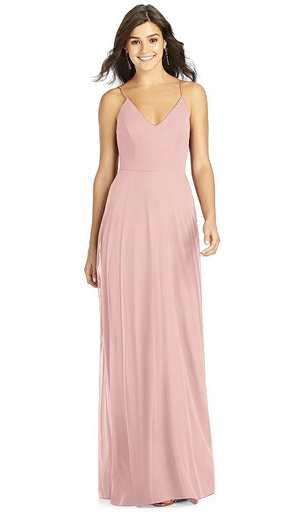 Front View - Rose - PANTONE Rose Quartz Thread Bridesmaid Style Ida