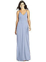 Front View Thumbnail - Sky Blue Thread Bridesmaid Style Ida