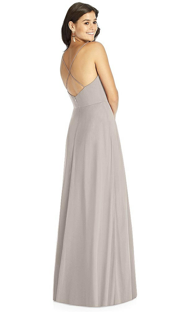 Back View - Taupe Thread Bridesmaid Style Ida