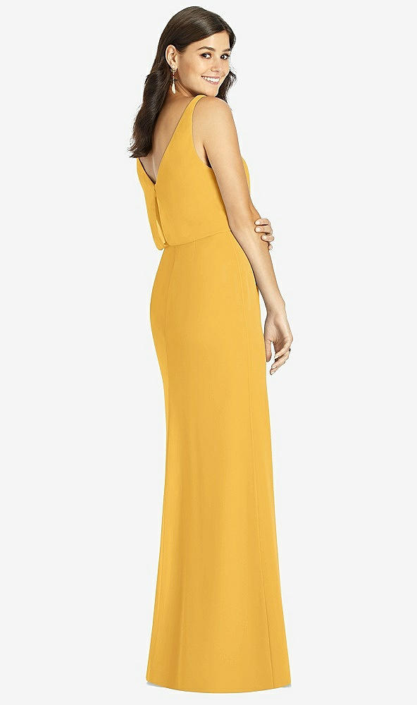 Back View - NYC Yellow Thread Bridesmaid Style Ines