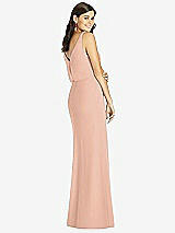 Rear View Thumbnail - Pale Peach Thread Bridesmaid Style Ines