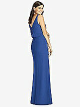 Rear View Thumbnail - Classic Blue Thread Bridesmaid Style Ines