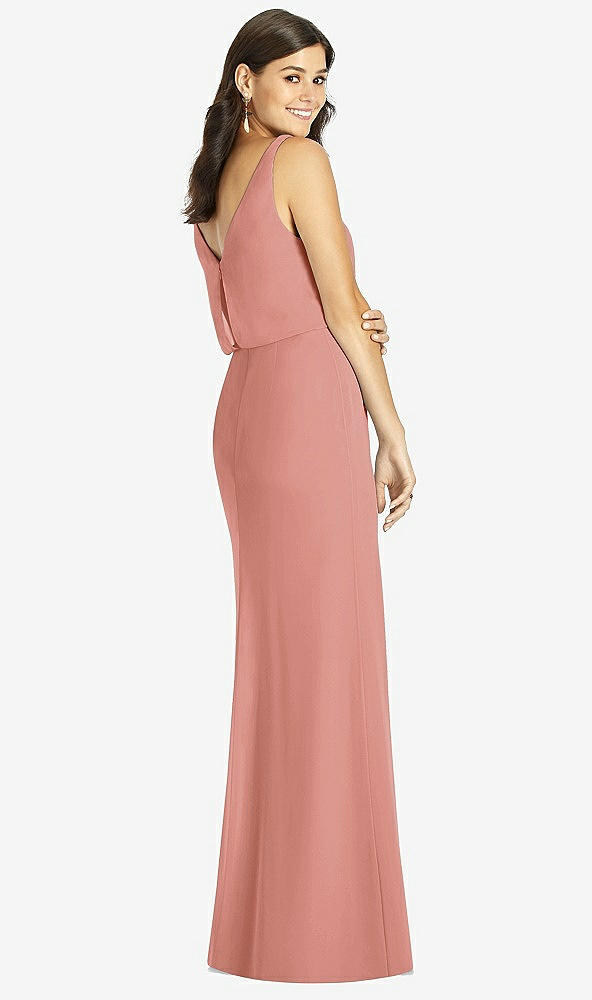 Back View - Desert Rose Thread Bridesmaid Style Ines