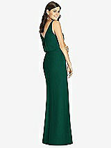 Rear View Thumbnail - Hunter Green Thread Bridesmaid Style Ines