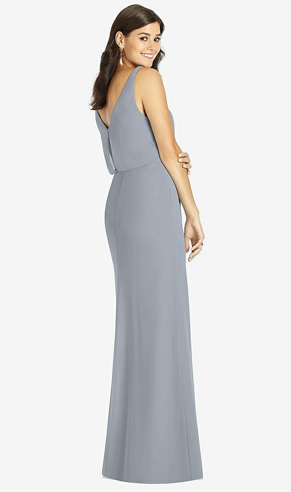 Back View - Platinum Thread Bridesmaid Style Ines