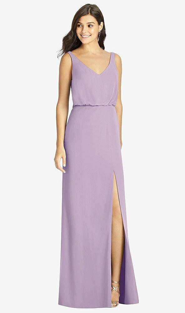 Front View - Pale Purple Thread Bridesmaid Style Ines