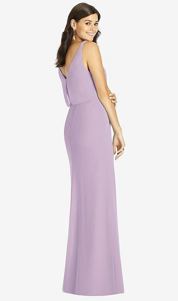 Back View - Pale Purple Thread Bridesmaid Style Ines