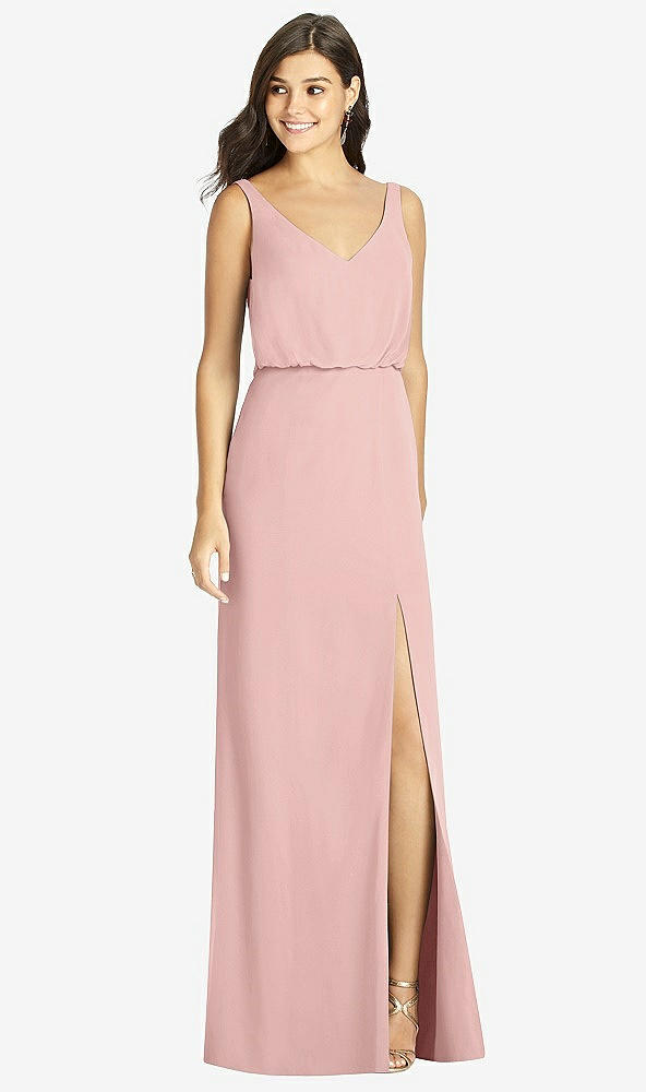 Front View - Rose - PANTONE Rose Quartz Thread Bridesmaid Style Ines