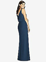 Rear View Thumbnail - Sofia Blue Thread Bridesmaid Style Ines