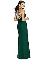 Rear View Thumbnail - Hunter Green Thread Bridesmaid Style Molly