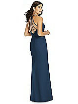 Rear View Thumbnail - Sofia Blue Thread Bridesmaid Style Molly