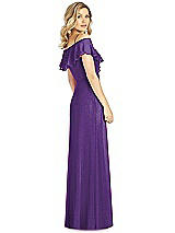 Rear View Thumbnail - Majestic Gold After Six Shimmer Bridesmaid Dress 6809LS