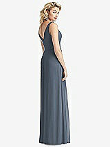 Rear View Thumbnail - Silverstone Sleeveless Pleated Skirt Maxi Dress with Pockets