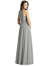 Rear View Thumbnail - Chelsea Gray Thread Bridesmaid Style Emily