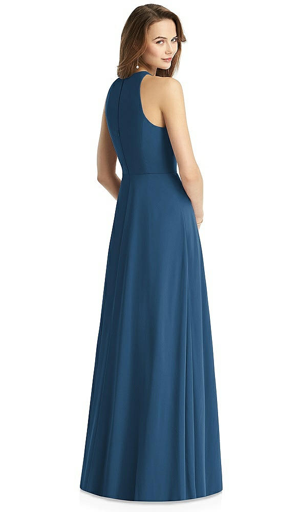 Back View - Dusk Blue Thread Bridesmaid Style Emily