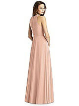 Rear View Thumbnail - Pale Peach Thread Bridesmaid Style Emily