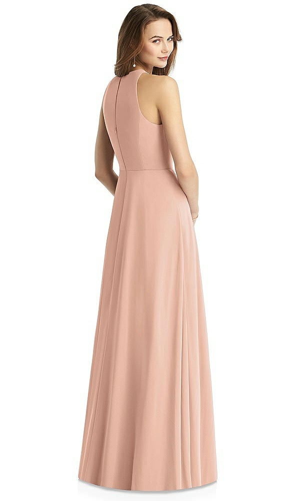 Back View - Pale Peach Thread Bridesmaid Style Emily