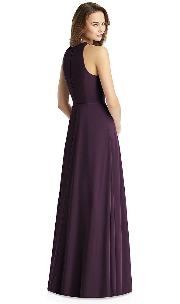 Back View - Aubergine Thread Bridesmaid Style Emily