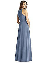 Rear View Thumbnail - Larkspur Blue Thread Bridesmaid Style Emily