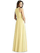 Rear View Thumbnail - Pale Yellow Thread Bridesmaid Style Emily