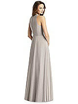 Rear View Thumbnail - Taupe Thread Bridesmaid Style Emily