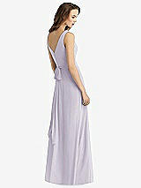 Rear View Thumbnail - Moondance Sleeveless V-Neck Chiffon Wrap Dress