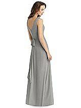 Rear View Thumbnail - Chelsea Gray Thread Bridesmaid Style Layla